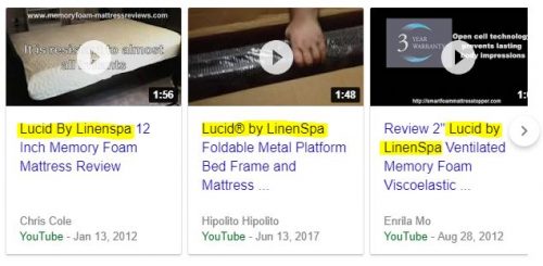 Lucid by linenspa mattress